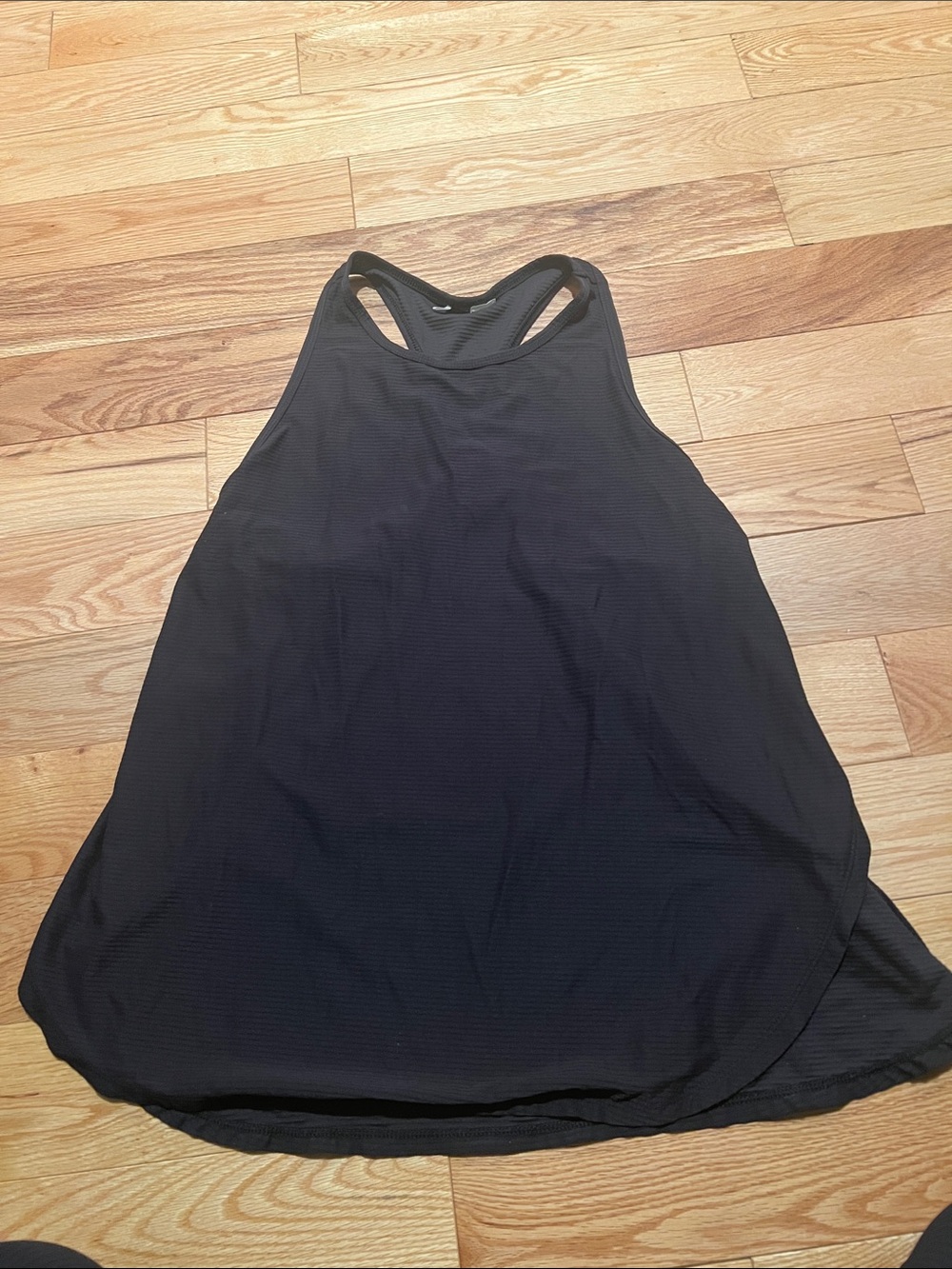 Black Racerback Women’s Tank Top with split sides